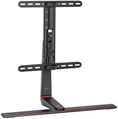 Twisted Minds RGB Tabletop TV Stand, Swivel Ability, Detachable Extension Plate, Height Adjustable- Black