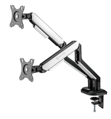 Sades Apep SA MS02 Dual Monitor Mount Arm Max Screen size 32inch 9KG Per ARM White