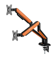 Sades Apep SA MS02 Dual Monitor Mount Arm Max Screen size 32 9KG Per ARM Orange