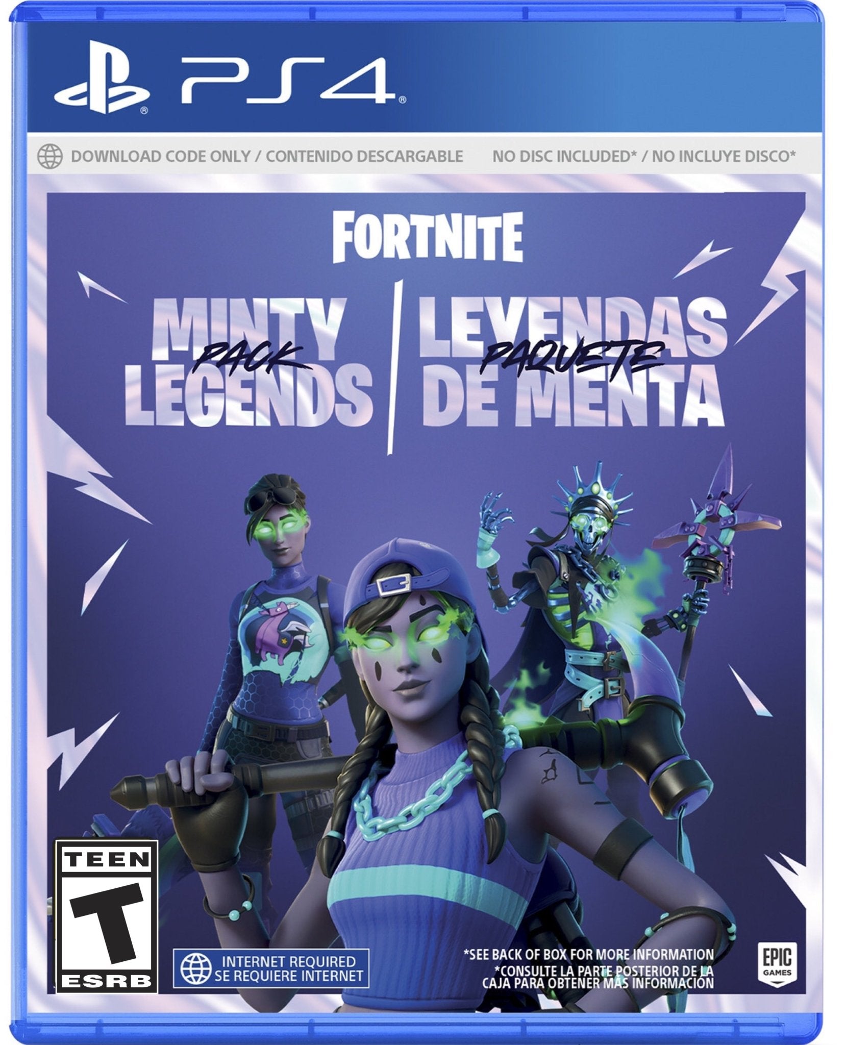 Fortnite Minty Legends Bundle (No-DISC) For PlayStation 4 “Region 1” - Level UpEPIC GamesPlaystation Video Games8.12E+11