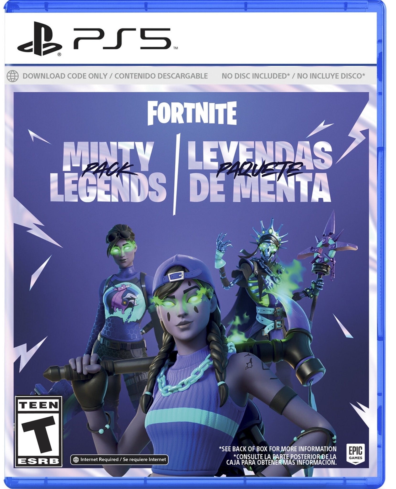 Fortnite Minty Legends Bundle (No-DISC) For PlayStation 5 “Region 1” - Level UpEPIC GamesPlaystation Video Games812303016981