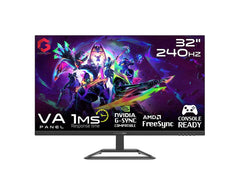 GAMEON GOP 32" FHD,HDMI 2.1,240Hz,VA,1ms,Flat Gaming Monitor