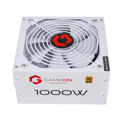 GAMEON - SPY2 ATX 1000 WATTS 80 PLUS Gold Value مزود طاقة للألعاب - أبيض