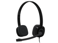 Logitech H151 Stereo Headset - Single Jack