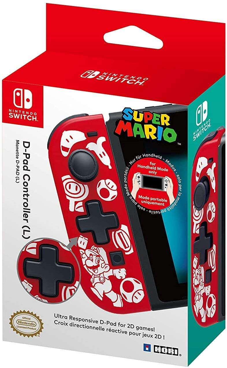 Hori Nintendo Switch Super Mario D-Pad Controller (L) - Level UpHoriSwitch Accessories8.10E+11