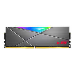 XPG 16GB Spectrix D50 RGB DDR4 3200 MHz UDIMM Memory Kit (Tungsten Gray, 2 x 8GB) - Level Up