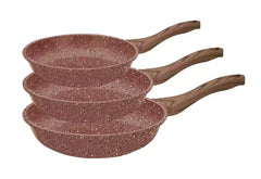 K&I FRYPAN GRANIT SETOF 3PCS ,20/24/28cm