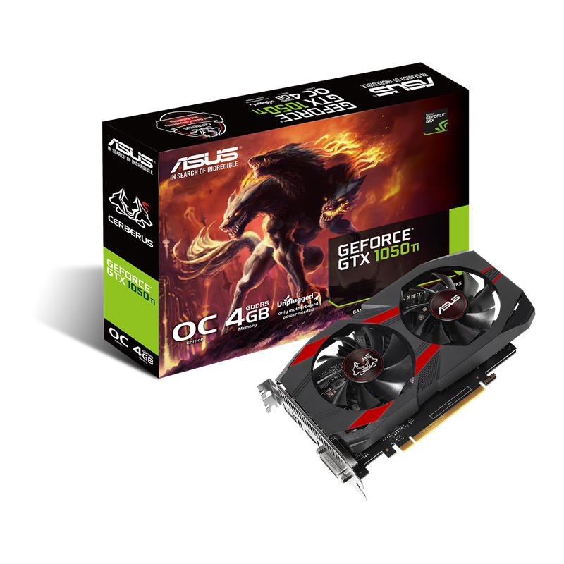 Asus Graphics Card GTX1050TI 04G GPU - Level Up