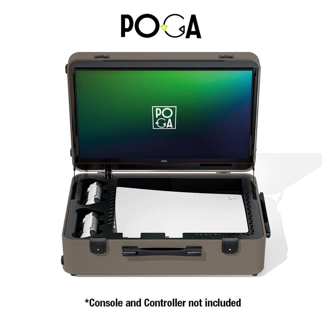 Indigaming POGA Lux Portable Gaming Monitor PlayStation PS5   Desert Taupe