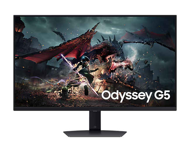 Samsung Odyssey 32",QHD,1ms,IPS,180Hz,Flat Gaming Monitor   LS32DG502EMXUE80