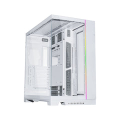 LIAN LI O11 Dynamic EVO XL RGB Tempered Glass Full Tower Gaming Case - White