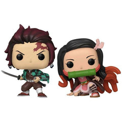 POP 2 PACK: DEMON SLAYER- TANJIRO & NEZUKO (EXC) - Level UpFunko8.90E+11