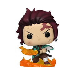 Pop! Animation: DemonSlayer- Tanjiro w/Chase (Exc) - Level UpFunko889698522656