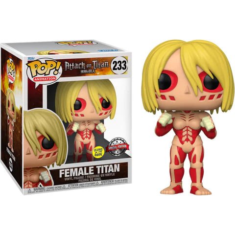 Pop Super! Animation: AoT- Female Titan (GW)(Exc) - Level UpFunko889698606455