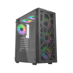 Twisted Minds 03 Spider Mid Tower Gaming Case-Black