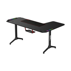 Twisted Minds WARRIOR L-Shaped RGB Gaming Desk (Left) Black (160*100*75cm)