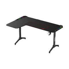 Twisted Minds WARRIOR L-Shaped RGB Gaming Desk (Left) Black (160*100*75cm)