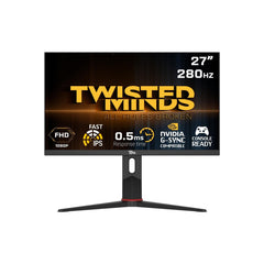 Twisted Minds 27'' FHD, 280Hz, Fast IPS, 0.5ms, HDMI 2.1, HDR, Adjustable Stand Gaming Monitor